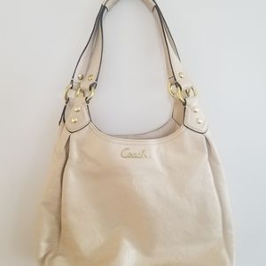 Coach beige bag